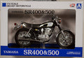 Yamaha SR 400 & 500 glittering black 1:12 Aoshima 105856