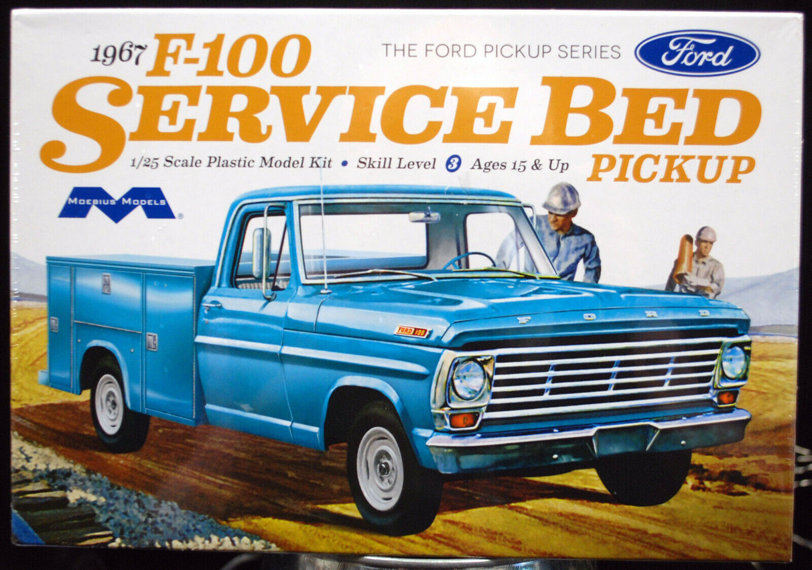 1967 Ford F-100 Service Truck 1:25 Moebius 1239 new tool 2020 neu neu