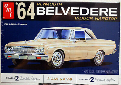 1964 Plymouth Belvedere 2-Door Hardtop 1:25 AMT 1188 wieder neu 2020