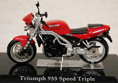 2002 Triumph 955 Speed Triple Streetfighter 1:24 Atlas Edition