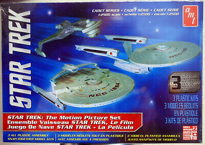 Star Trek Cadet Series Enterprise, Reliant & K´t´inga 1:2500 AMT 762