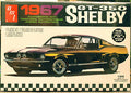 1967  Ford Mustang Shelby GT 350 1:25 AMT 834 in schwarz gegossen