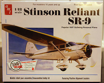 1937 Stinson Reliant SR-9, 1:48, AMT 905  wieder neu 2015 wieder neu