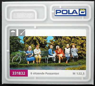 331832 Pola G Sitzende Figuren 6 Stück handbemalt 1:24 1:22,5