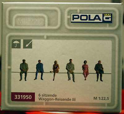 331950 Pola G Sitzende Figuren 6 Stück handbemalt 1:24 1:22,5  neu 2016