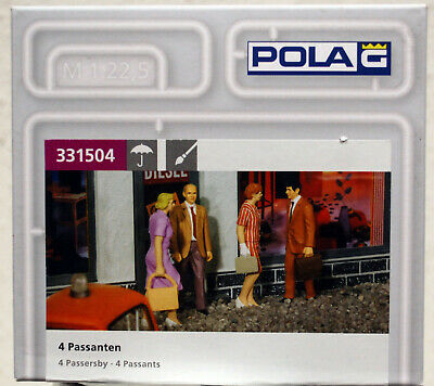 331504 Pola G Passanten Fußgänger 4 Stück handbemalt 1:24 1:22,5  neu 2020