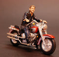 23914 American Diorama Biker Bull Dog 1:24