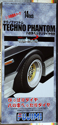 Fujimi 193380 Felgen Techno Phantom 14 Zoll inkl. Reifen 1:24 #69