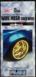 Fujimi 192826 Speichen Felgen Wire Mesh Gold Wide 15 Zoll inkl. Reifen 1:24 #14