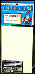 Eduard 3924004 PE Teile Sicherheitsgurte 4-Punkt Gurte Sparco blau 1:24