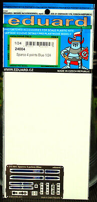 Eduard 3924004 PE Teile Sicherheitsgurte 4-Punkt Gurte Sparco blau 1:24