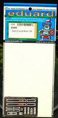 Eduard 3924009 PE Teile Sicherheitsgurte 4-Punkt Gurte Sparco schwarz1:24
