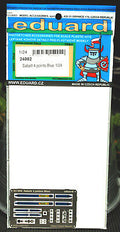 Eduard 3924002 PE Teile Sicherheitsgurte 4-Punkt Gurte Sabelt blau 1:24