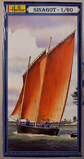 19. Jhdt. Küstenschiffer Sinagot 1:60 Heller 80605