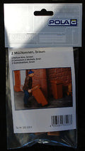 Pola 333223 Mülltonnen braun 2 Stück
