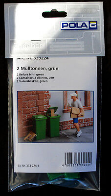Pola 333224  Mülltonnen grün 2 Stück