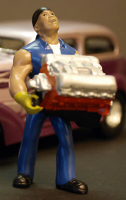 24002 American Diorama Muscle Werkstatt Mechaniker Bigblock Bubba 1:24
