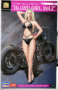 Hasegawa 52275 Girl´s Rider Motorrad Fahrer Blond Girl II 1:12 Neu 2021