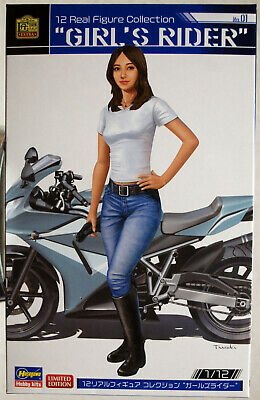 Hasegawa 52251 Girl´s Rider Motorrad Fahrer Schrauber 1:12 Neu 2020