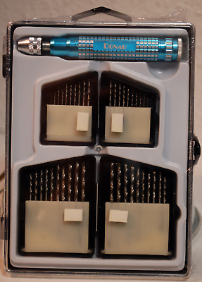 Bohrersatz 0,3 - 2,5 mm 40 St. inkl. Halter Drill Kit Jeau de Forets