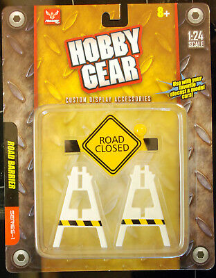 17016 Staßen-Absperrung Hindernis Road Barrier 1:24 Hobby Gear