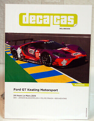 DecalCas DEC035 Ford Gt Le Mans 2019 Keating Motorsport