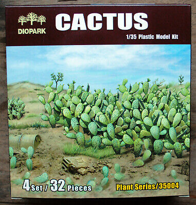 Diopark 35004 Kakteen Kaktus Cactus 1:35 32 Stück Sukkulenten Wüste Desert