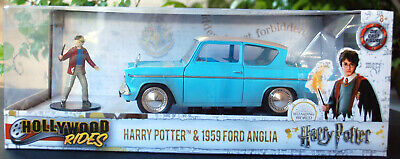 1959 Ford Anglia Harry Potter mit Figur 1:24 Jada 31127
