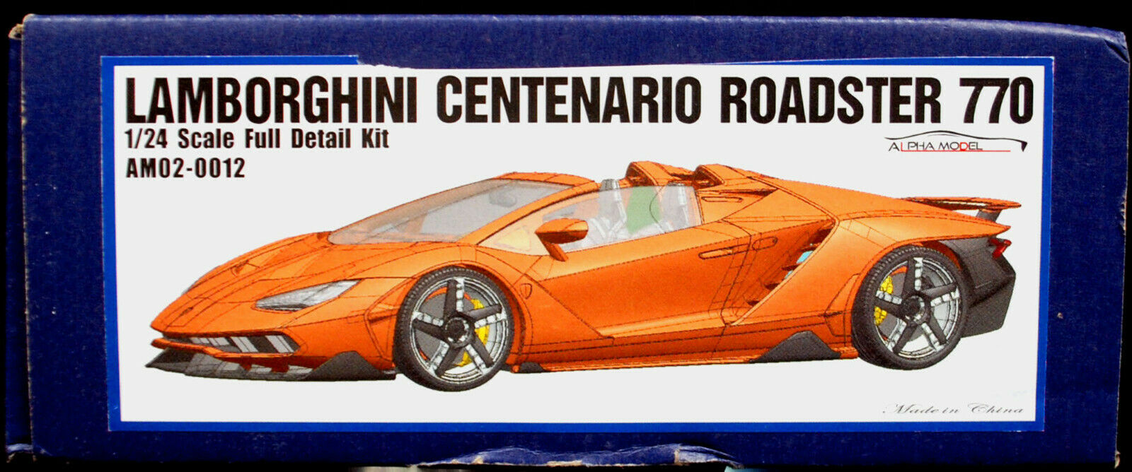 2016 Lamborghini Centenario 770-4 Roadster 1:24 Alpha Model 02-0012 neu 2020