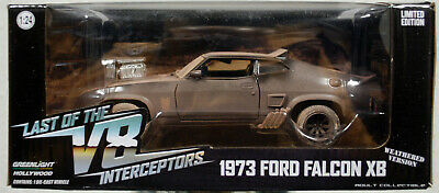 1973 Ford Falcon XB V8 Interceptor wie Mad Max weathered Version 1:24 Greenlight