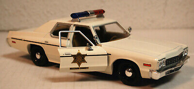 1975 Dodge Monaco Hazzard County Police Greneral Lee 1:24, Green Light 84094