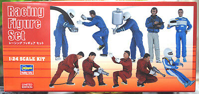20295 Hasegawa Racing Figure Set Sortwagen Mechaniker Rennfarer Boxenstop 1:24