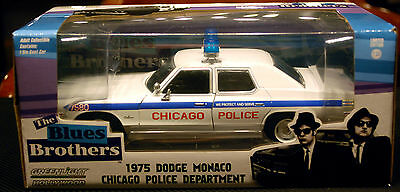 1975 Dodge Monaco Chicago PD Blues Brothers Bluesmobile, 1:24, Green Light 84012