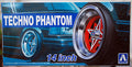 Aoshima 053249 Felgen Techno Phantom 14 Zoll inkl. Reifen 1:24 # 31