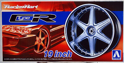 Aoshima 053935 Felgen Racing Hart Type CR 19 Zoll inkl. Reifen 1:24 # 60