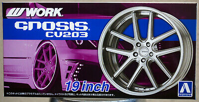 Aoshima 061169 Felgen Work Gnosis CV 203 19" inkl. Reifen 1:24 # 103