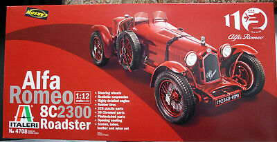 1930 er Alfa Romeo 8C2300 Roadster 1:12 Italeri 4708