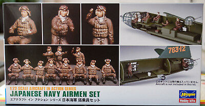 WWII Japanese Army Airmen Set Piloten Japan 16 Stück 1:72 Hasegawa 35116