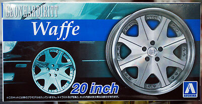 Aoshima 053720 Felgen Leon Hardiritt Waffe 20 Zoll inkl. Reifen 1:24 #39