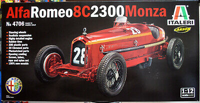 1930 er Alfa Romeo 8C2300 Monza 1:12 Italeri 4706 ganz neu 2019