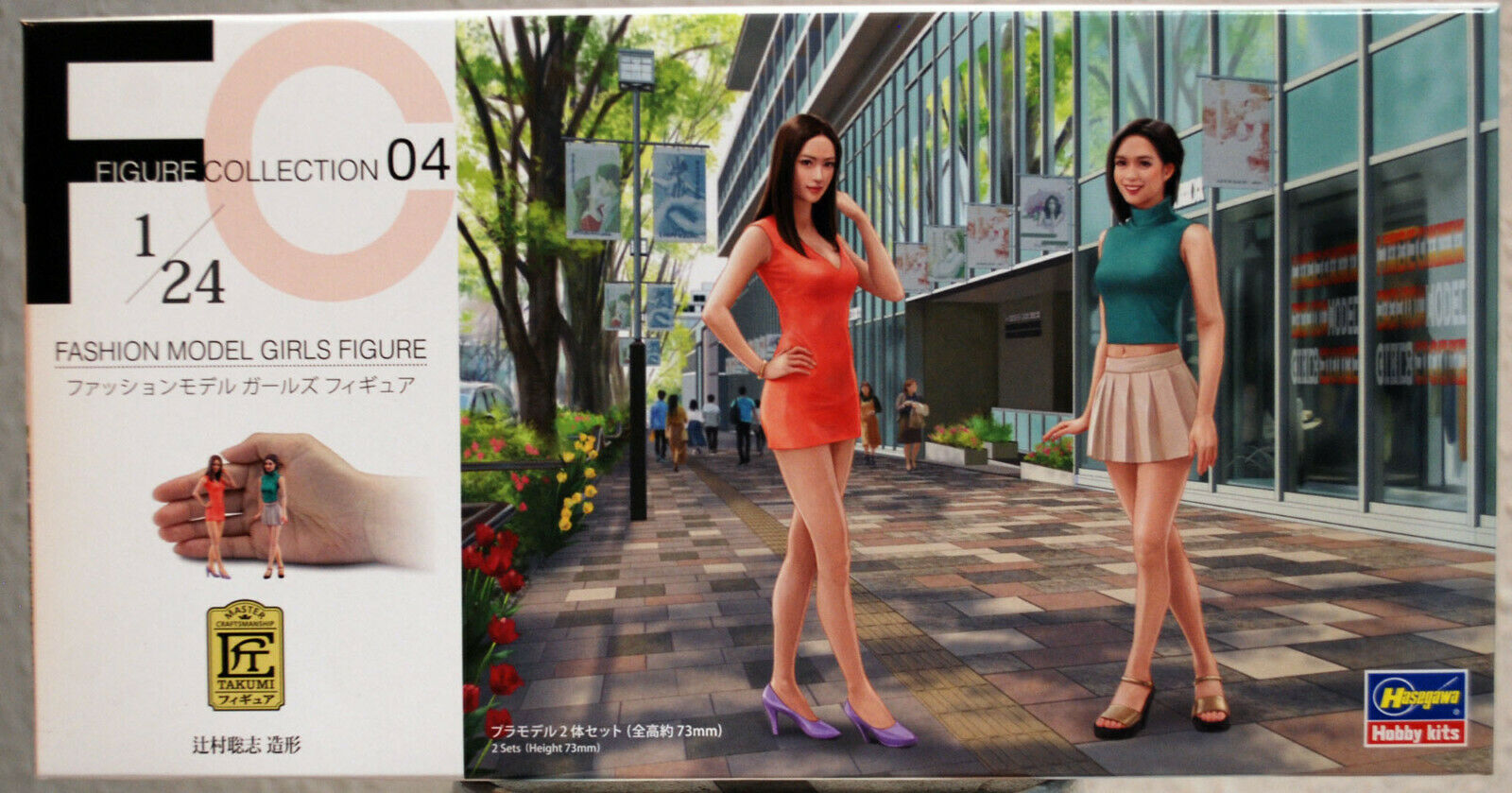 29104 Hasegawa Fashion Girls Figures 2 Mädels 1990 - 2019 1:24
