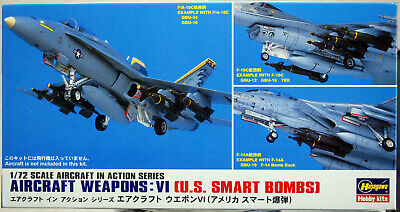 Aircraft Weapons IV US Smart Bombs Flugzeug Deck 1:72 Hasegawa 35011
