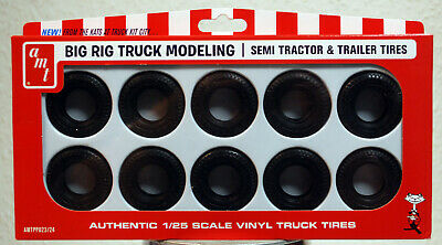 AMT 023 Semi Tractor & Trailer Tires Set LKW Reifen 1:25