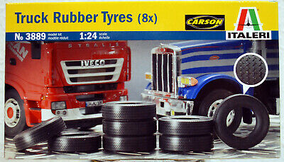 Italeri 3889 Truck Rubber Tyres Tires Set LKW Reifen 1:24