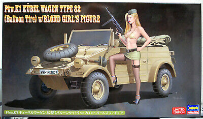 1942 PKW K1 Kübelwagen Type 82 mit Figur 1:24 Hasegawa 52273 wieder neu 2021