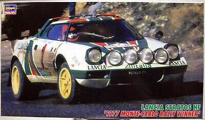 1977 Lancia Stratos HF Alitalia Rallye Monte Carlo Winner 1:24 Hasegawa 25232