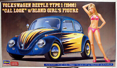 1966 Volkswagen VW Käfer Beetle mit Figur 1:24 Hasegawa 52245 wieder neu 2020