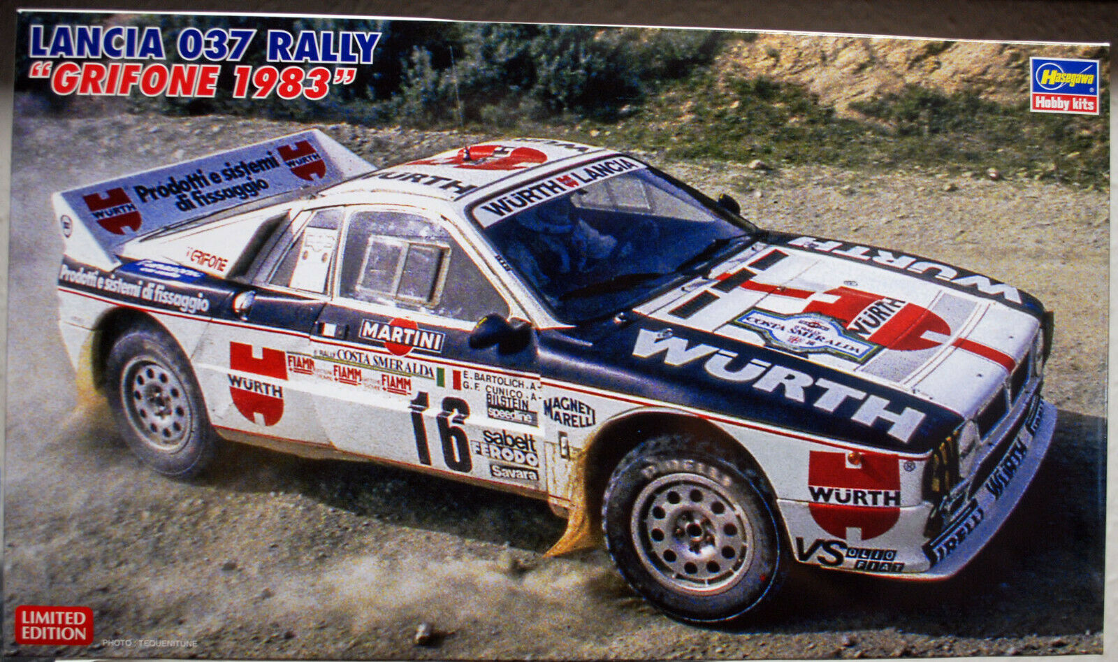 Hasegawa 20447 limited 1983 Lancia 037 Grifone 1:24