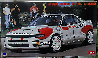 1992 Toyota Celica Turbo 4 WD Tour de Corse 1:24 Hasegawa 20291 limited