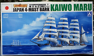 Kaiwo Maru Segelschiff 4-Mast Bark 1:350 Aoshima 042137